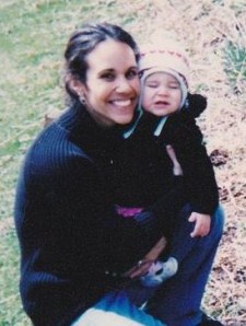 Kass and her baby girl, Josie, fall 2008.